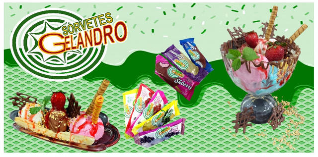 Sorvetes e picolés no atacado