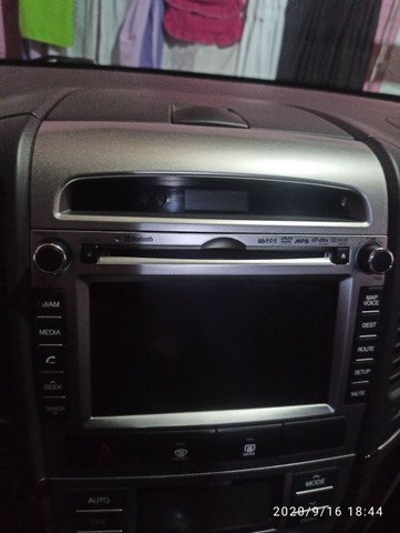 Multimídia original santa fé com dvd GPS