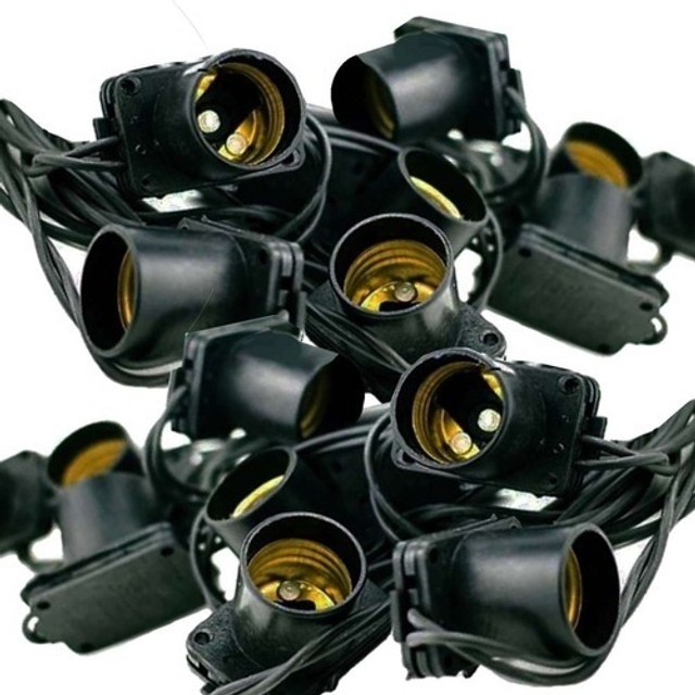 Varal De Lâmpadas Iluminação Festa Casamento Natal 15mt 15 lâmpadas 1 Cada Metro - Foto 3