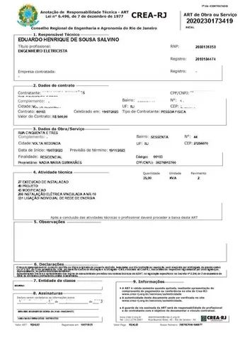 Projeto e Solicitação de Aumento de Carga - Light e ENEL-RJ - Foto 3