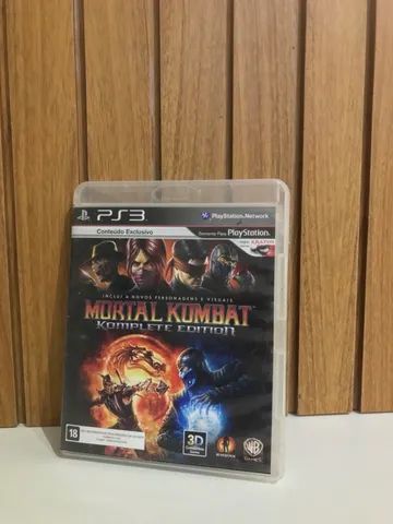 Mortal Kombat Komplete Edition - Jogo PlayStation 3 Mídia Física