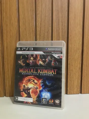 Mortal Kombat : Komplete Edition (Usado) - PS3 - Shock Games