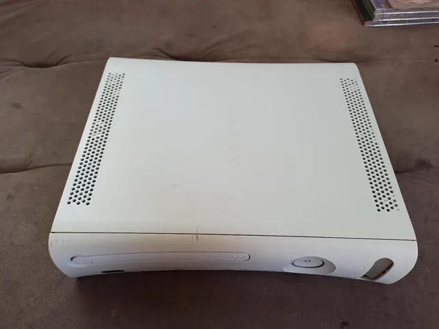 CONSOLE XBOX 360 FAT BRANCO DESTRAVADO USADO - TLGAMES