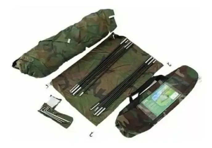 Barraca Camping 6 Lugares Com Colchonete Casal Camuflado - Foto 4