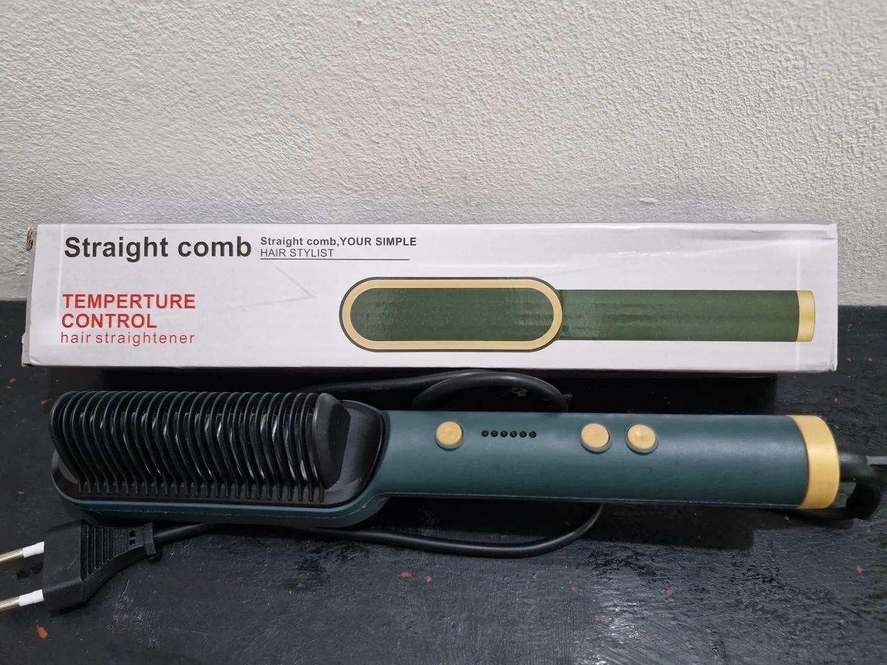 Prancha Alisadora Straight Comb - Controle de Temperatura