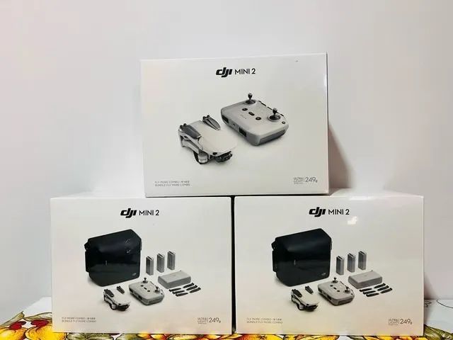 Drone Lacrado Dji Mini 2 Fly More Combo Novo - Foto 4