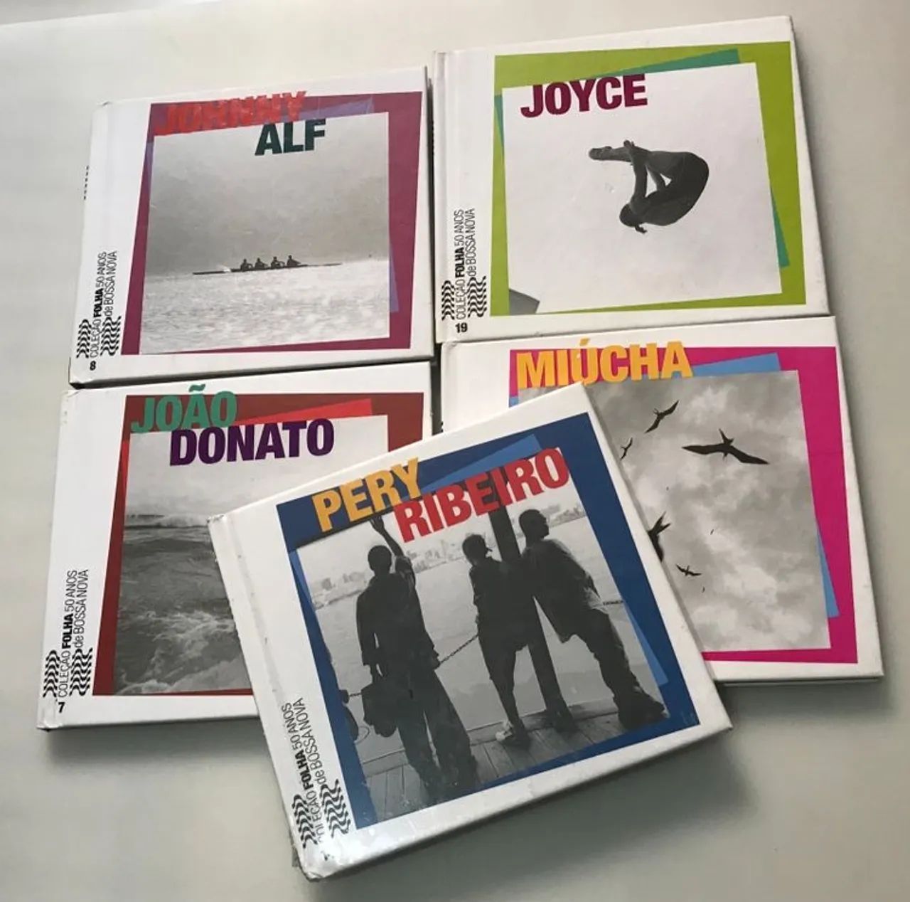 5 cds folha coleção 50 anos de bossa nova