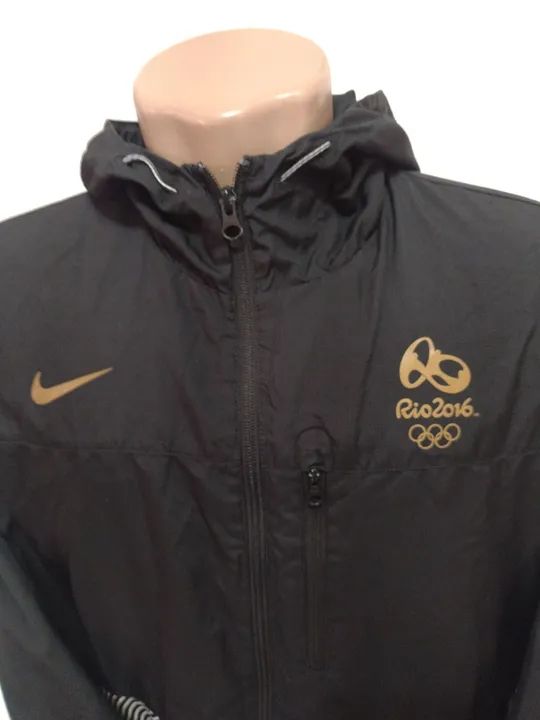 Jaqueta corta vento Nike G Olimpíadas Rio 2016 em ótimo estado  - Foto 2