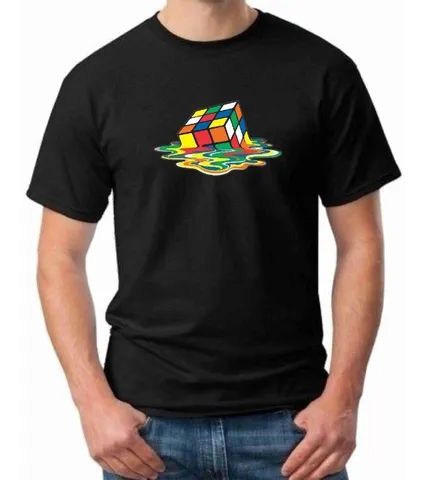 Camiseta The Big Bang Theory Sheldon Cooper Cubo
