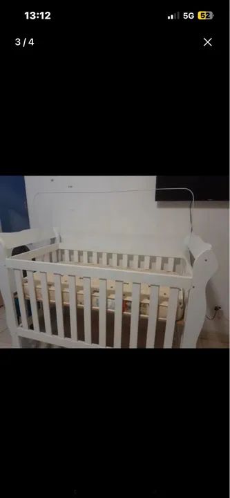 Berço branco  - Foto 3