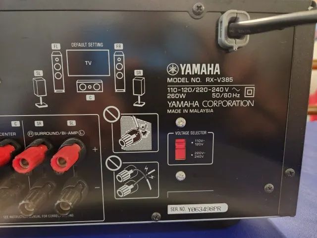 Yamaha Receiver AV 5.1 Canais 4k 500w Dolby Vision Excelência Em Som - Foto 4