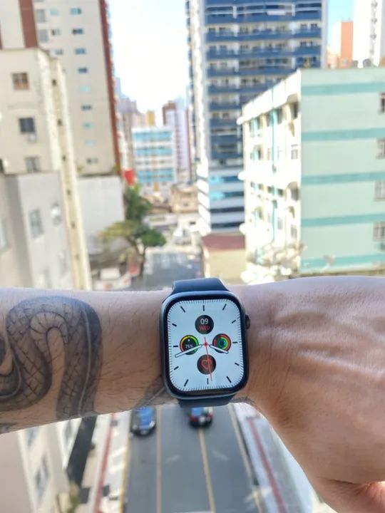 Smartwatch MicroWear W28 Pro Series 8 + Pulseira Extra - Foto 5