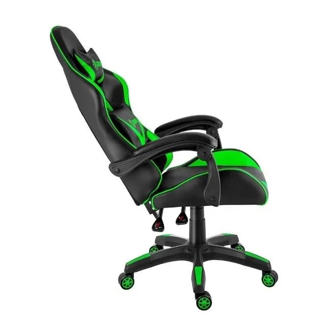 Cadeira Gamer Xzone Cgr01 Preta/verde Reclinável Giratória - Foto 2