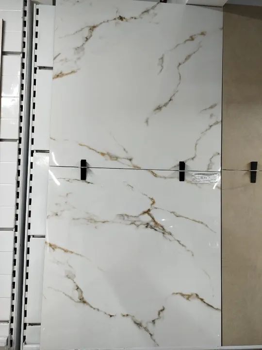 Porcelanato 80x80 Calacata Oro Polido Cedasa - Foto 4
