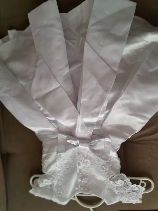 Vestido branco infantil - Foto 5