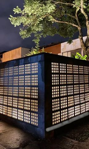 Cobogó 39x39x07cm -Acabamento liso em uma das faces- (Fabricamos vários modelos) - Foto 4