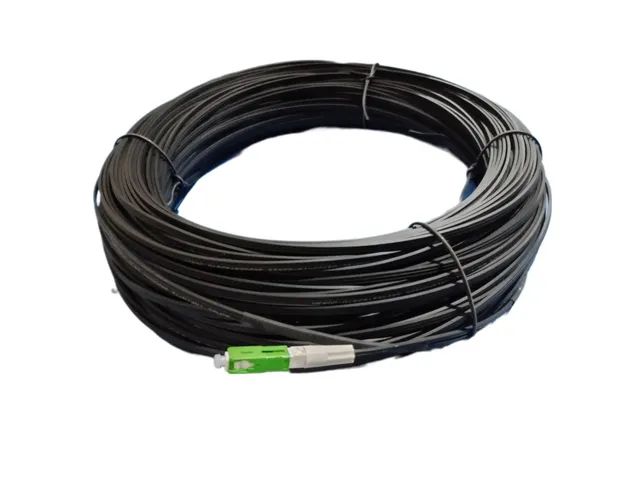 Fibra óptica DROP 1 FO 60m COM CONECTOR SC APC