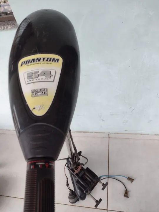 MOTOR DE POPA ELETRICO PHANTON 54 LIBRAS - Foto 3