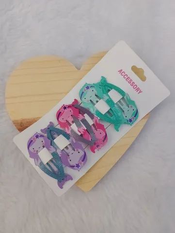 Kit presilhas tic tac Sereia - Foto 4