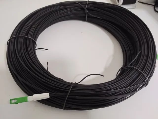 Fibra óptica DROP 1 FO 60m COM CONECTOR SC APC - Foto 2