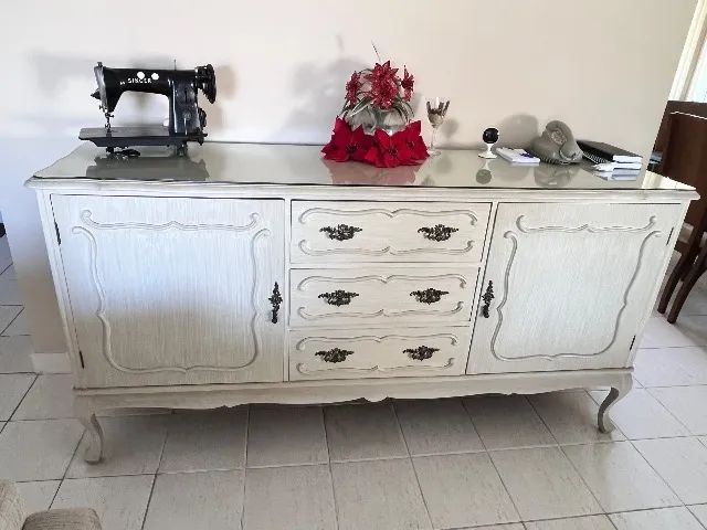 Aparador madeira maciça com patina