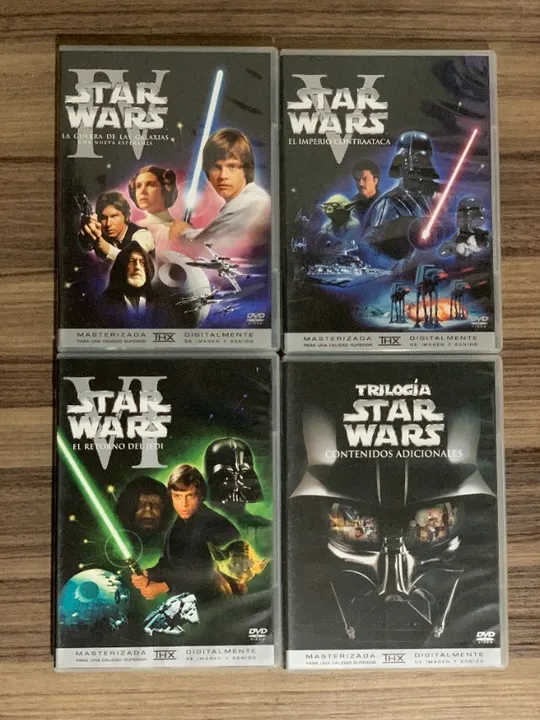 STAR WARS - VENDO OU TROCO dvd star wars trilogia original - importado masterizado