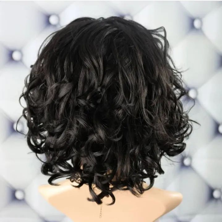 Peruca Lace Front Preta 1B - Foto 5