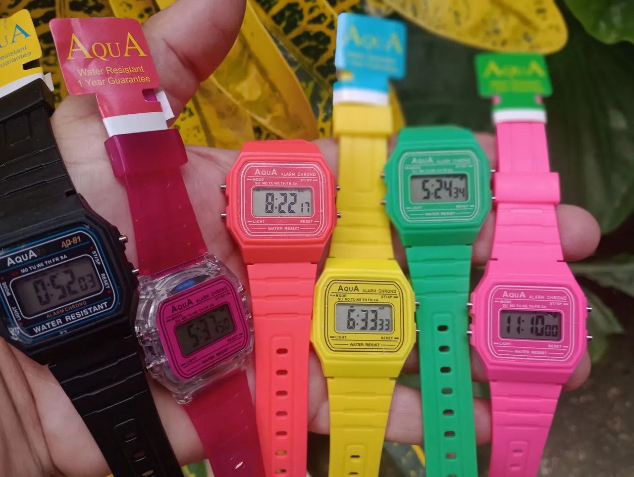 Relógio Aqua aprova dágua.