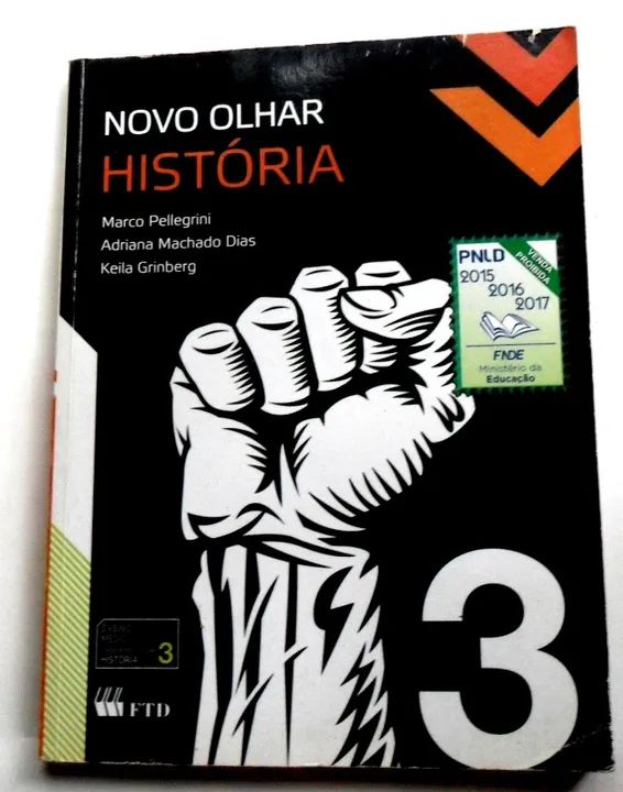 HISTÓRIA NOVO OLHAR EDITORA FTD MARCO PELLEGRINI EM OTIMO ESTADO DE CONSERVAÇÃO