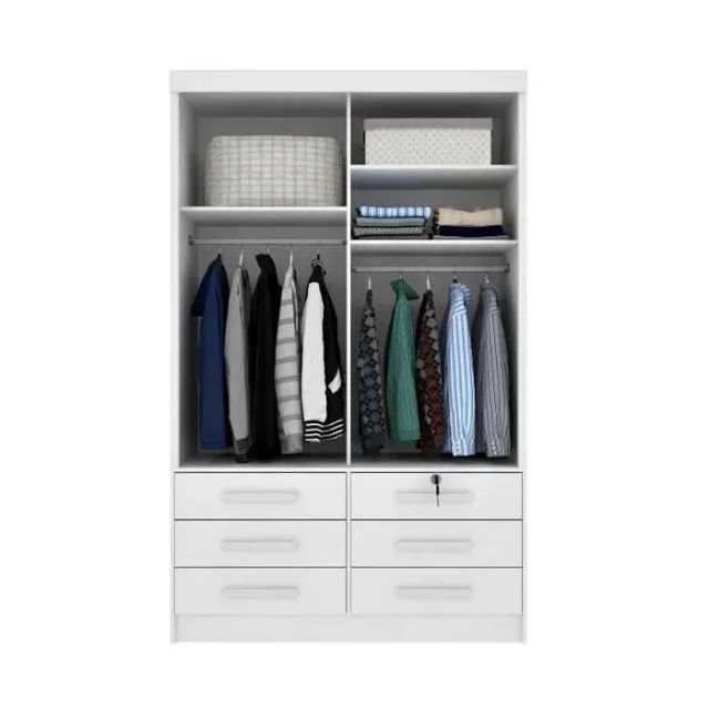 Guarda Roupa 2 Portas 6 Gavetas Novo entregamos - Foto 2