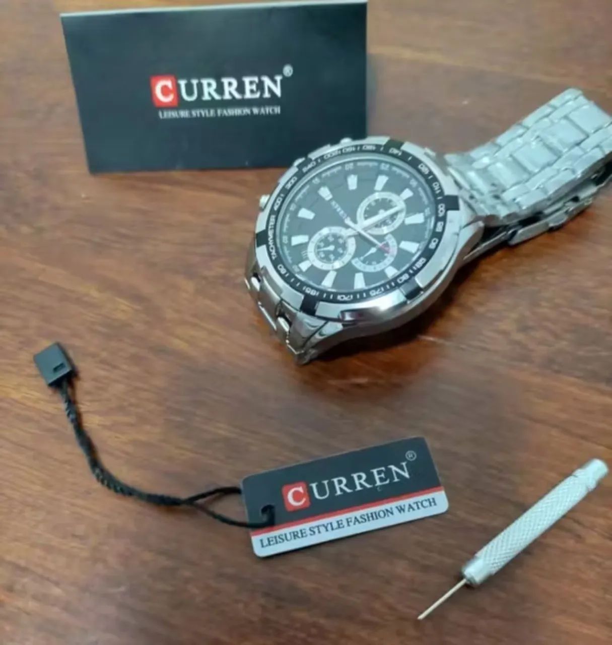 Relógio Curren De Quartzo Masculino À Prova D 'Água - Foto 3