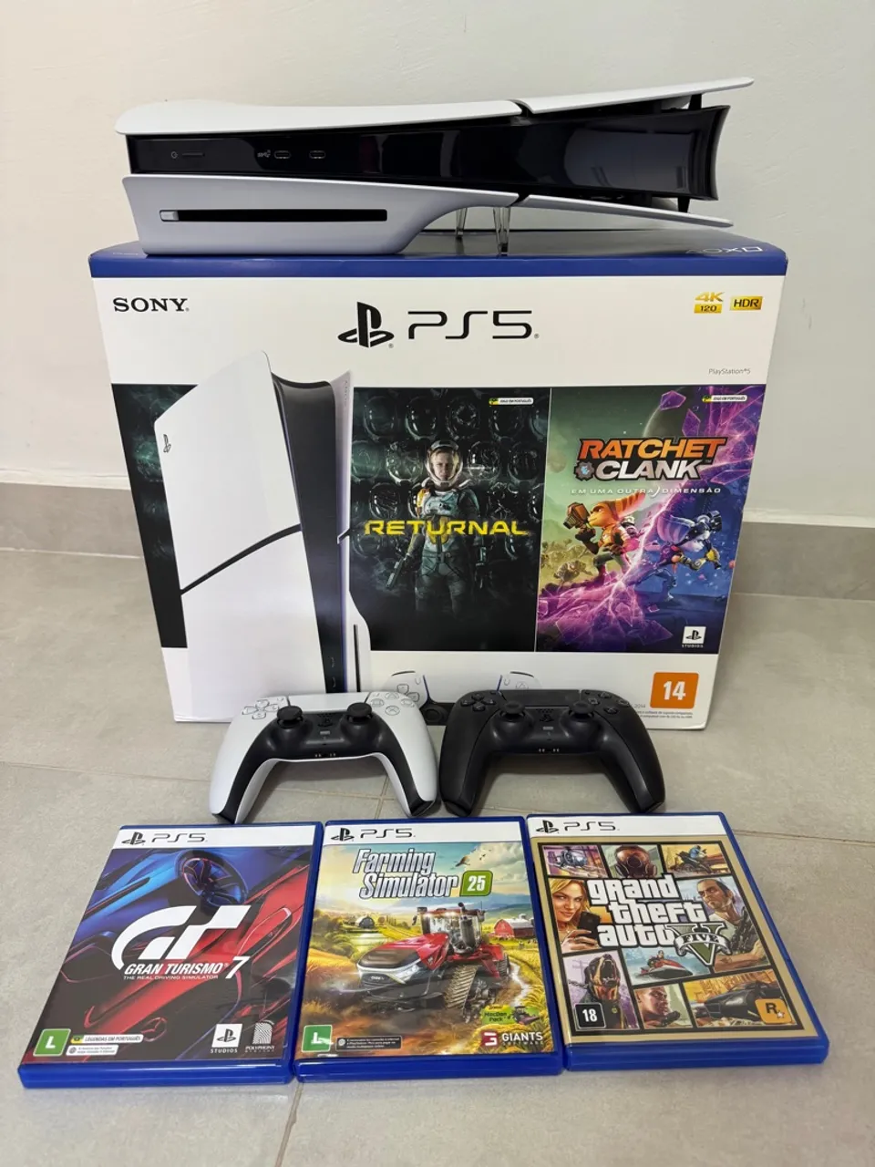 PlayStation 5 (PS5) + Jogos - Novo!