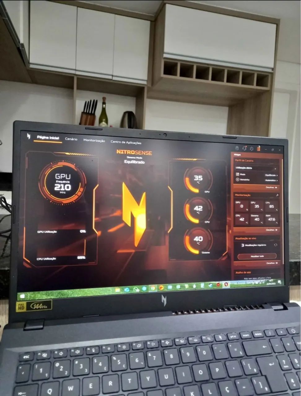 Notebook Gamer Intel Core i7 NVIDIA GeForce RTX 4050 - Foto 6