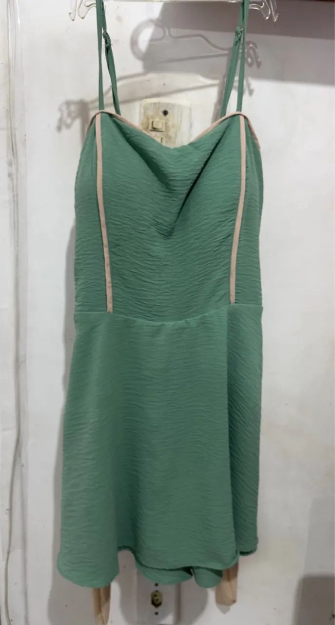 Vestido Rodado Verde com Laço  - Foto 4
