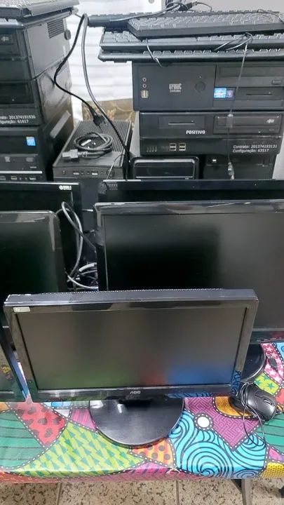 Computadores, teclado, mouse, CPU. - Foto 4