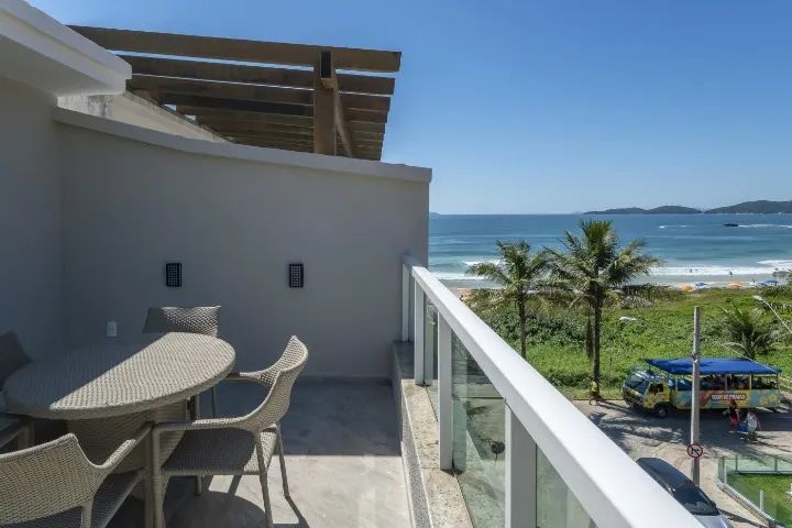 Aluguel Mensal Frente Mar Quatro Ilhas Bombinhas 4 Suítes Duplex Apartamento Cobertura