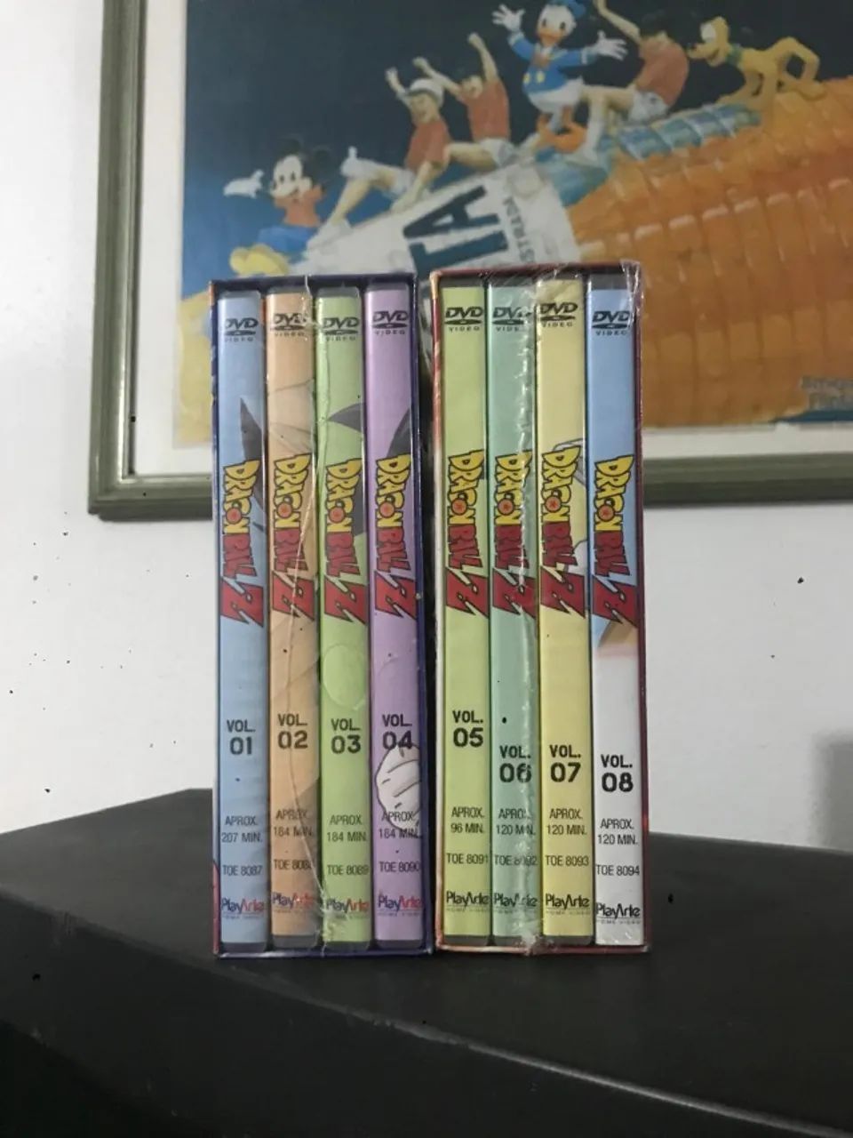 BOX DVD DRAGON BALL Z - 1 e 2 - PLAY ARTE - 8 DVDS - NOVO LACRADO