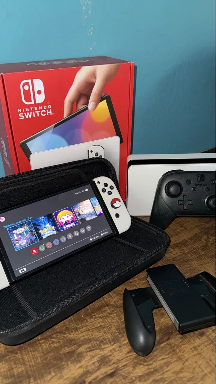 Nintendo switch oled desbloqueado 