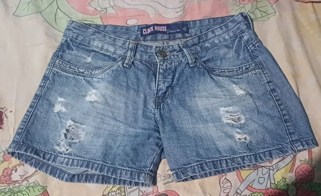 Shorts Jeans Destroyed Clock House Denim 40