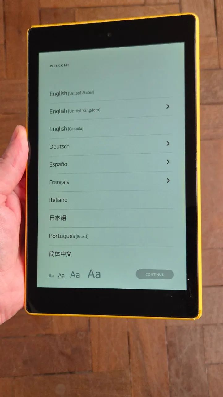 Tablet Amazon Kindle Fire HD (8), 16 GB, Amarelo