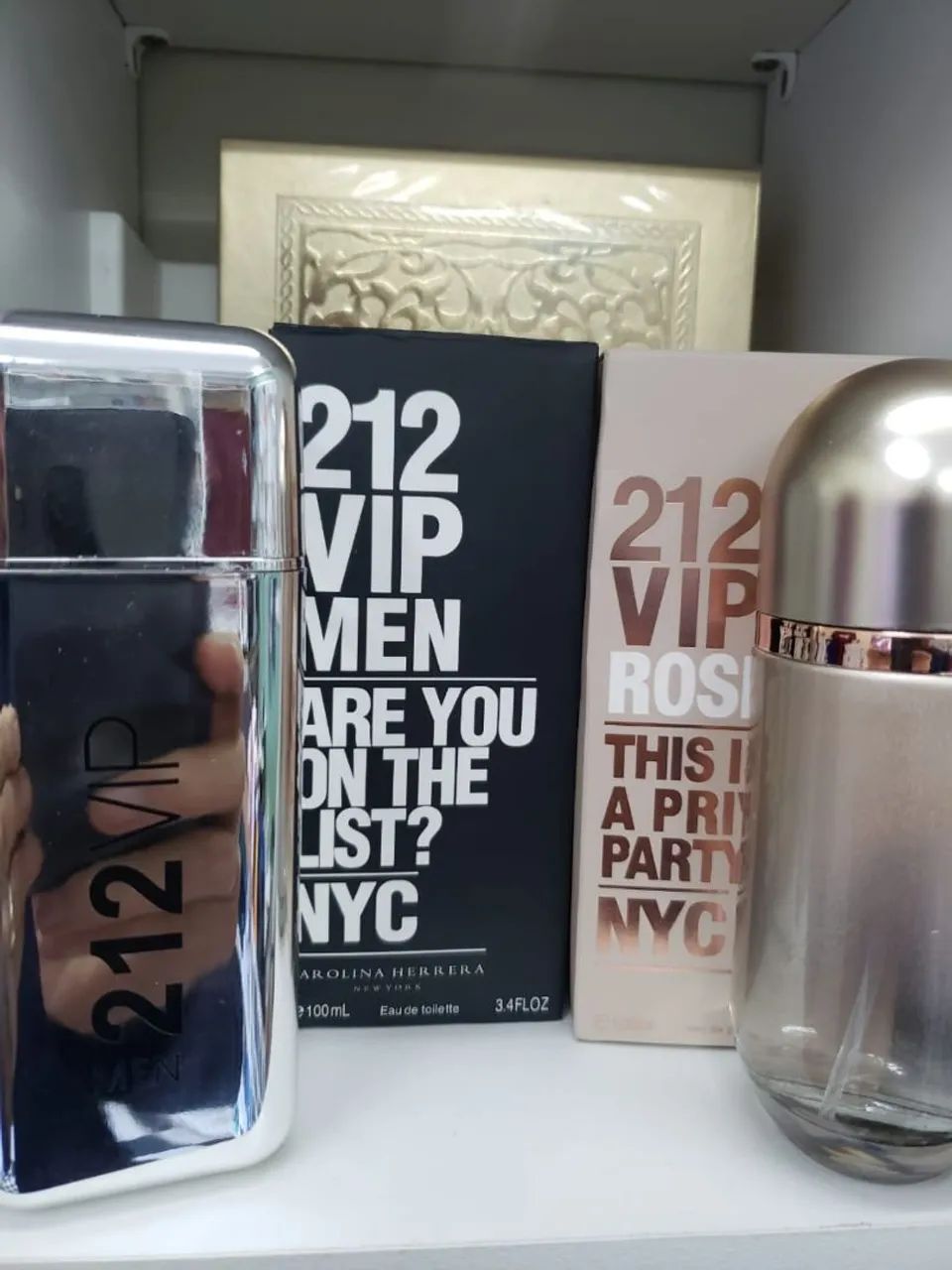 Perfumes 212 VIP Men e Rosé Carolina Herrera