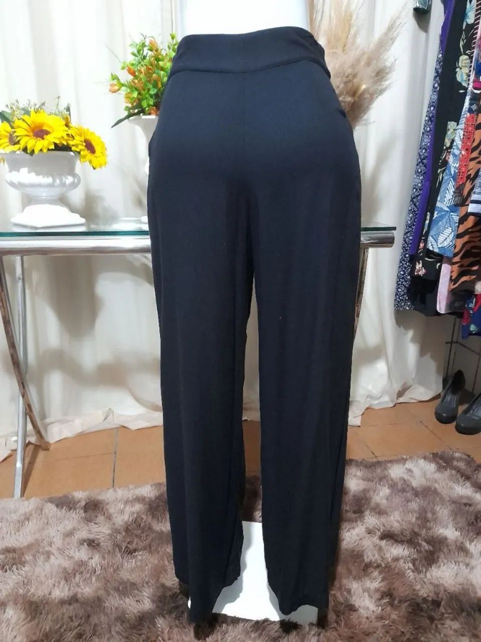 Calça Feminina em Viscolinho, cós alto - Foto 2