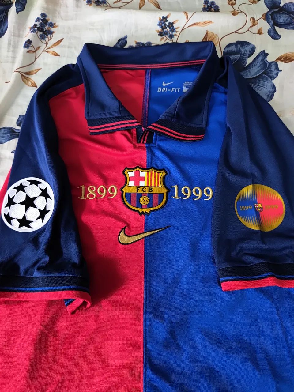 Camisa Barcelona Centenário 1999 Nike Dri-Fit