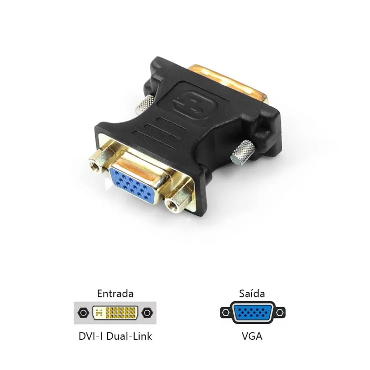 Adaptador DVI-I Dual-Link para VGA