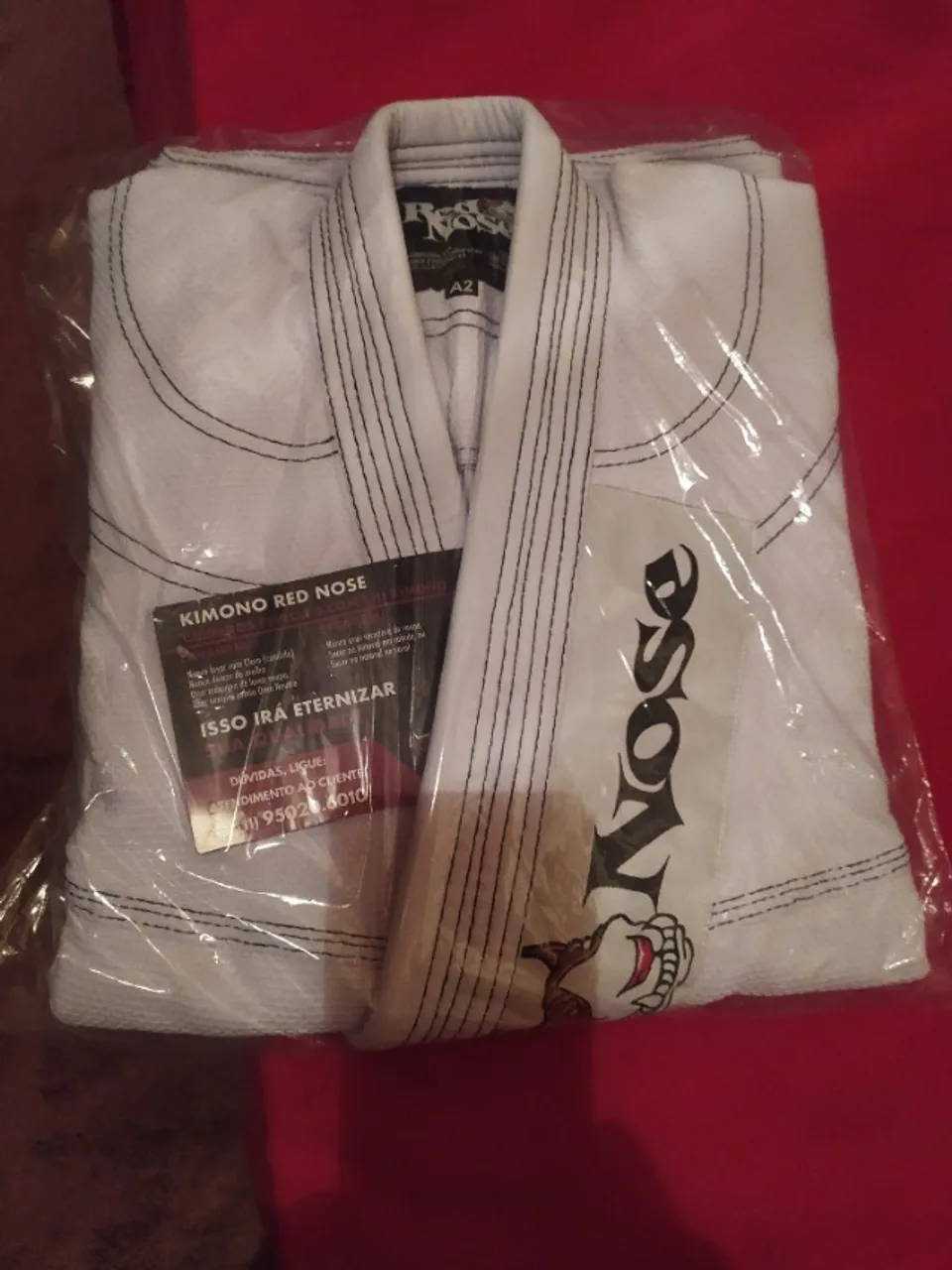 Kimono jiu-jitsu novo/Red Nouse
