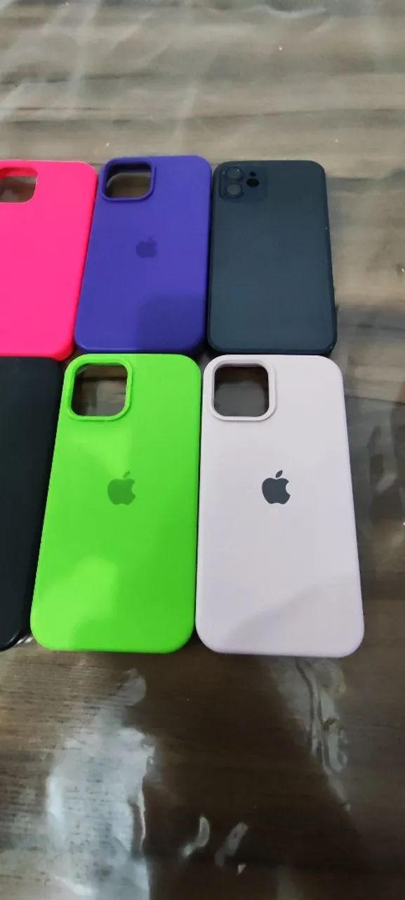 9 capinhas para iPhone 12 usadas - Diversas Cores - Foto 2