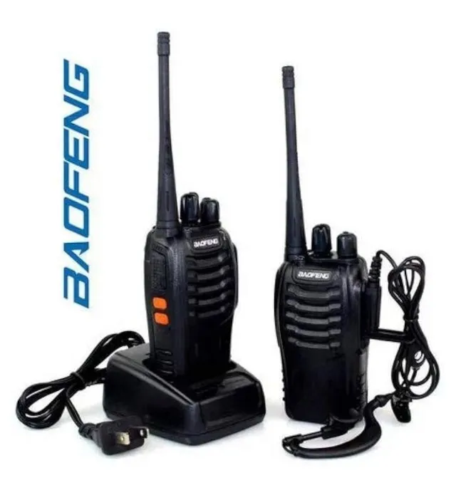 Kit 2 Radio Comunicador Walk Baofeng 777s Alcance 9km