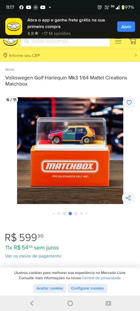 Golf mk3 1995 MATCHBOX - Foto 4