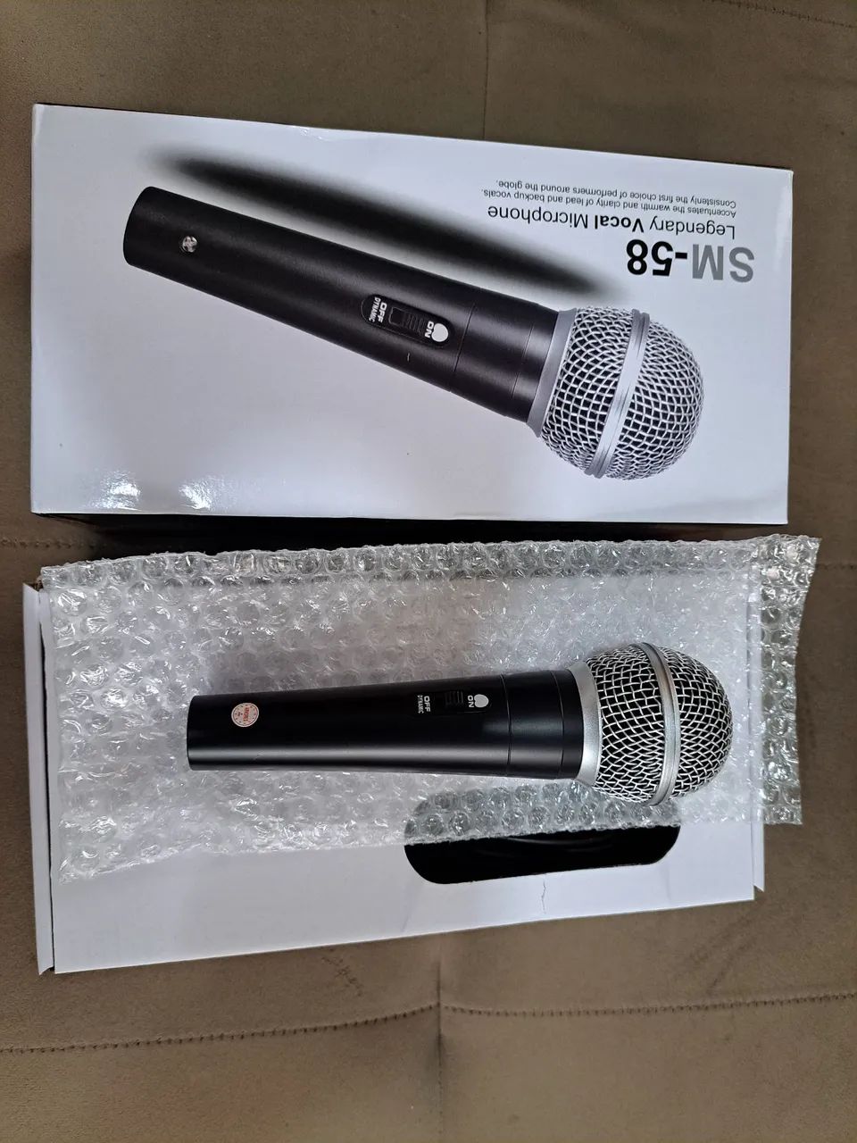 Microfone SM58 com fio  - Foto 2