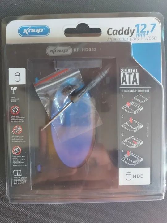Caddy 12,7mm para HD/SSD